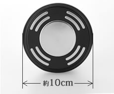 直径約10cmの特大プローブヘッド