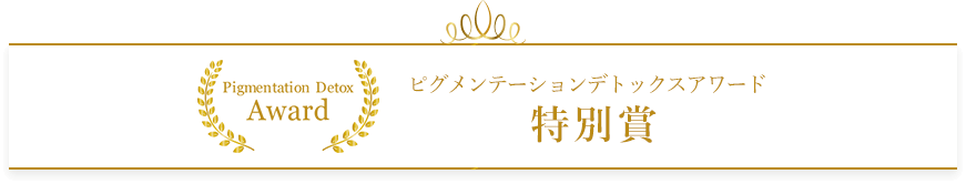 ピグメンテーションデトックスアワード2023 特別賞